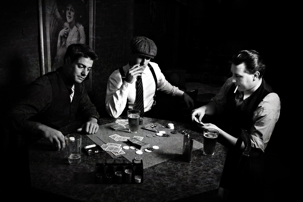 Gangster Poker - 1930s Gangster Shoot (Explored) by Steve Wampler Photography