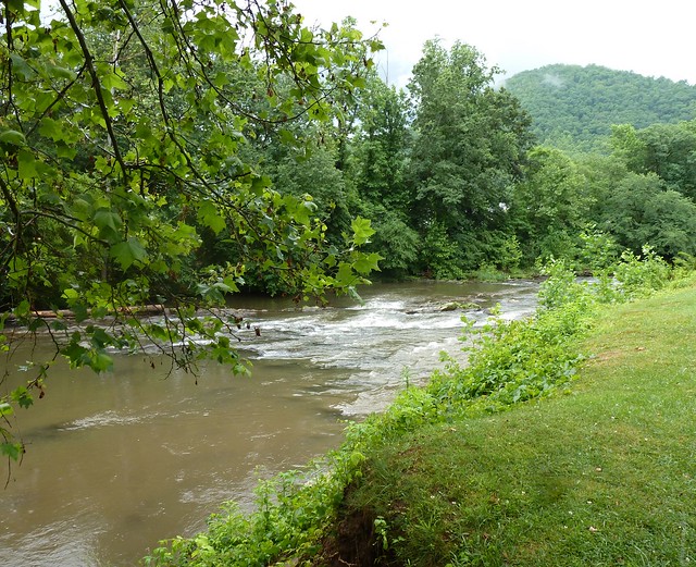 Oconaluftee River in Cherokee NC