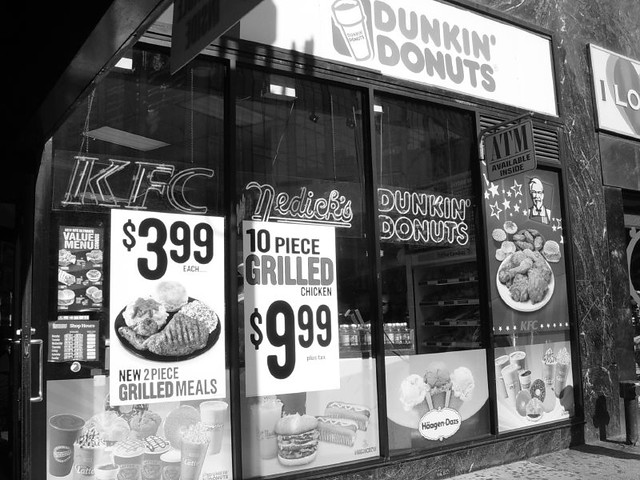 Nedick's & Dunkin Donuts NYC B&W