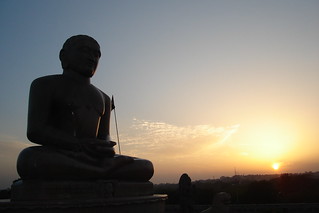 Lord Mahaver Statue at sunset. Isn't It devine!