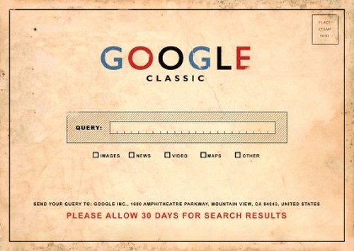 Google Classic: Please Allow 30 Days for your Search Results (Original artist unknown) #Google | by dullhunk