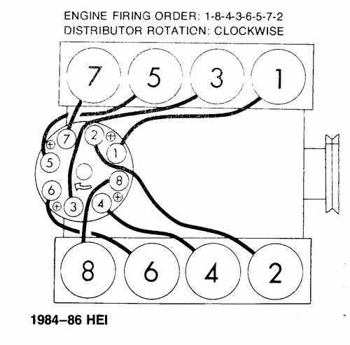 sbc firing order diagram-01 by 4-5-6 Chevy Trucks. 