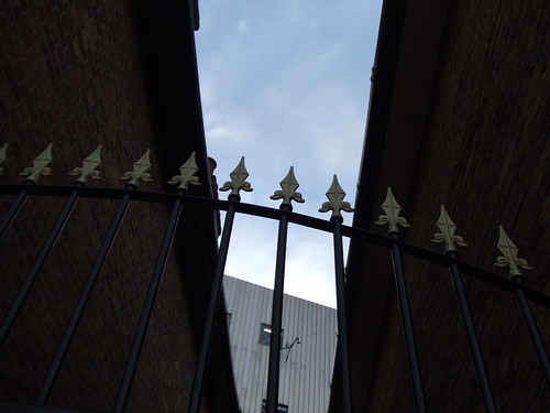 Railings and the sky, Goldsmiths