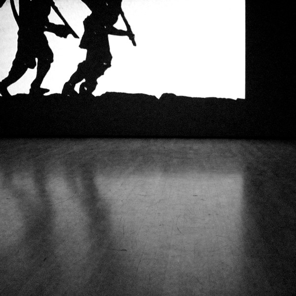 Shadow Procession (1999) [detail] and floor
