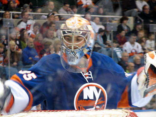 NY Islanders Goalie Joey MacDonald At Nassau Coliseum - Uniondale, NY | by glazaro