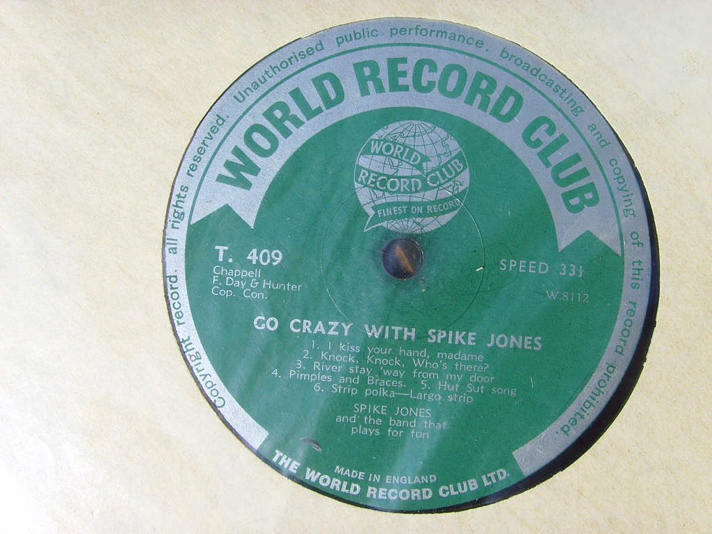 Go Crazy With Spike Jones Side A Label More Info Includi