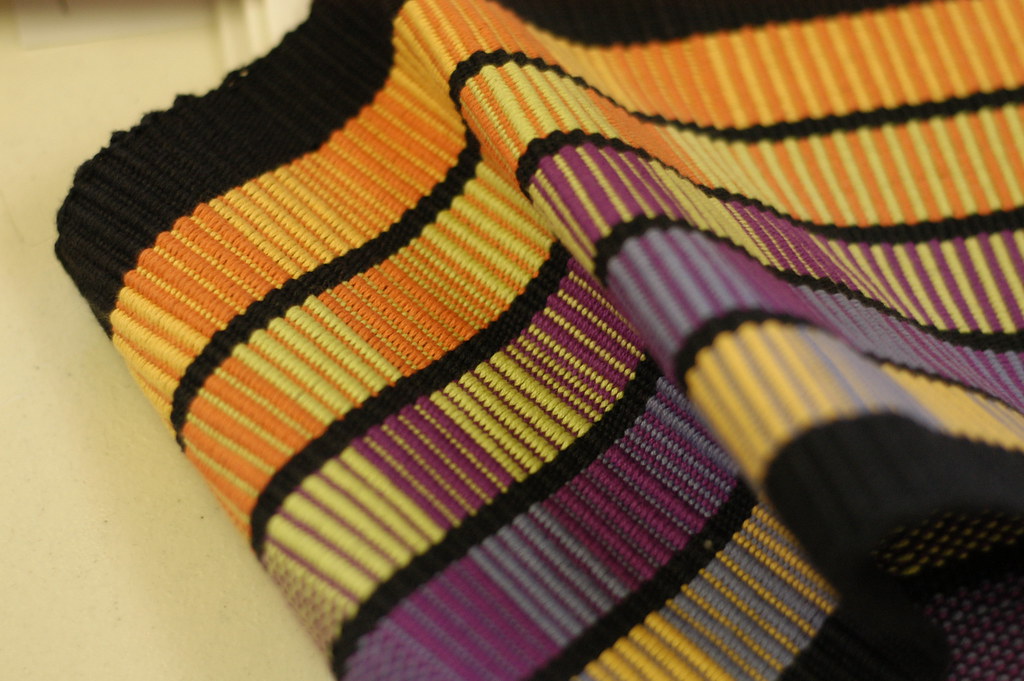 Rep Weave Structure Warp-faced (rep weave) sample | Pushing the Boundaries of Pl… | Flickr