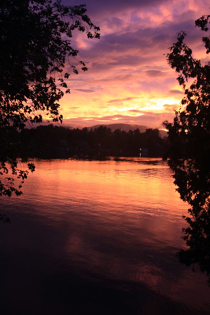 Sunset on Lake George