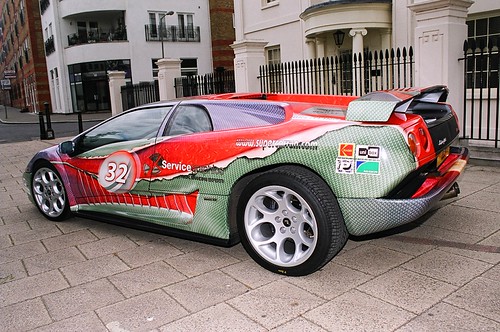 Lamborghini Diablo In Snakeskin Wrap | by Marc Sayce