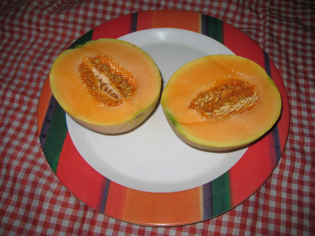 Melons for breakfast on a hot summer's day