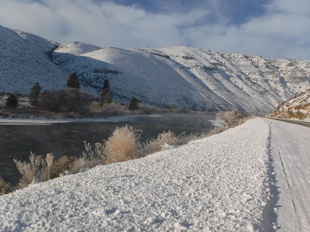 Snow and ice in the Yakima River Canyon | A particularly har… | Flickr