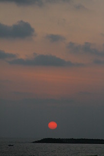 Sunset, Kollam Beach, Kerala