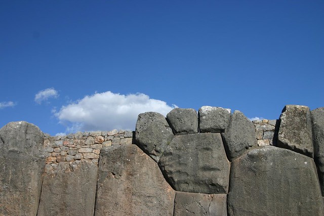 Footprint-like stone at Sacsayhuaman