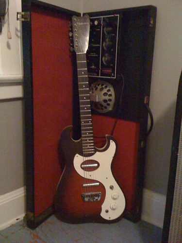 Sears Silvertone amp in case. | by erick.coleman@me.com