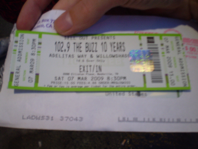 My Ticket to the Concert
