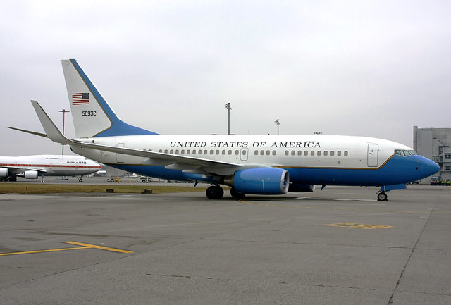 United States Air Force Boeing C-40C 05-0932 ZRH 31-01-09