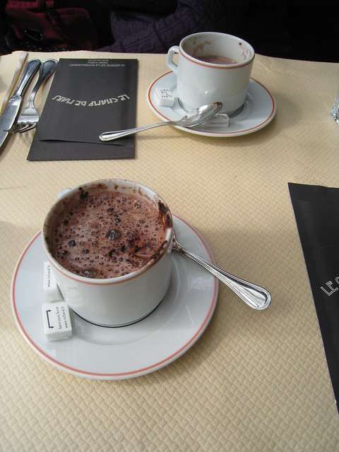 Hot Chocolate after the Eiffel Tower
