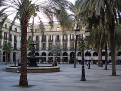 Plaza Real en Barcelona