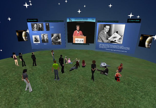 Marcia Bartusiak, Second Life interaction with Real Life Event 