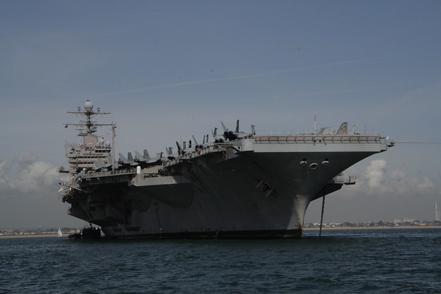 USS Theodore Roosevelt (CVN-71) (known as the Big Stick)