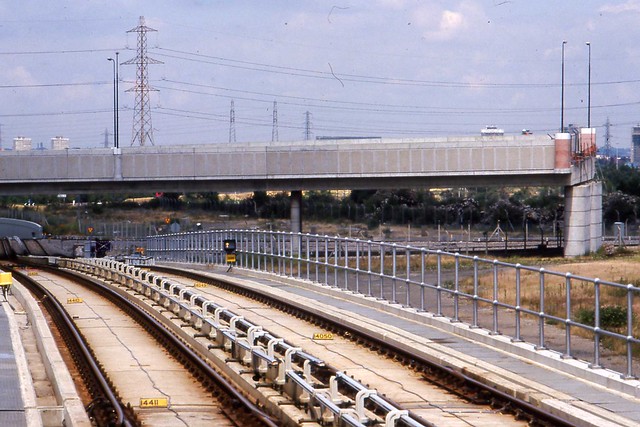 Docklands Light Railway.  New Beckton link 1994