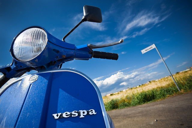 The Blue Vespa (Salento - Puglia - Italia - Italy)