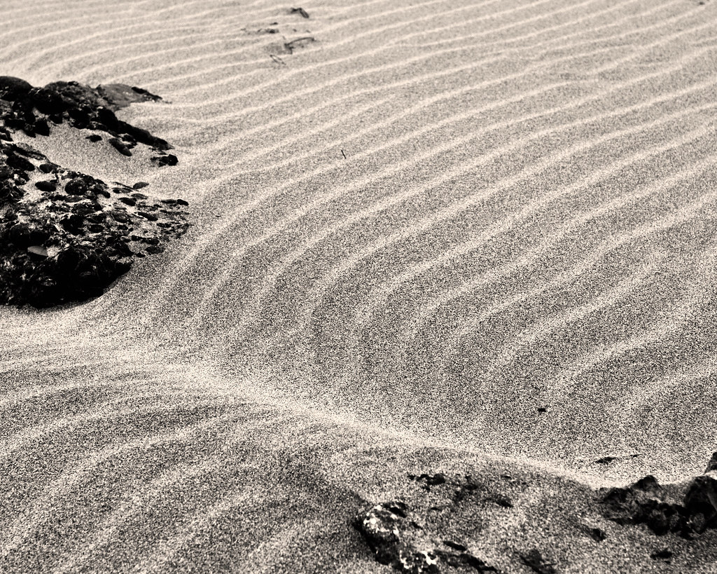 ripple valley | wind blown sand forms ripple along a band of… | Flickr