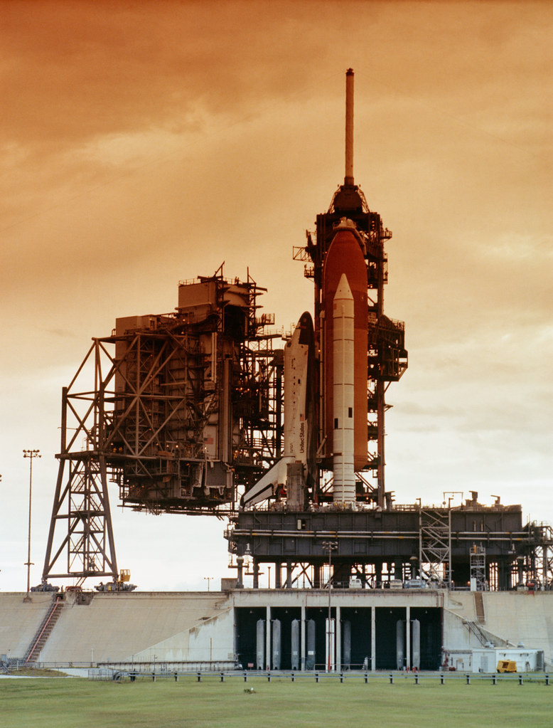 STS-4 | A view of Space Shuttle Columbia sitting on Launch P… | Flickr