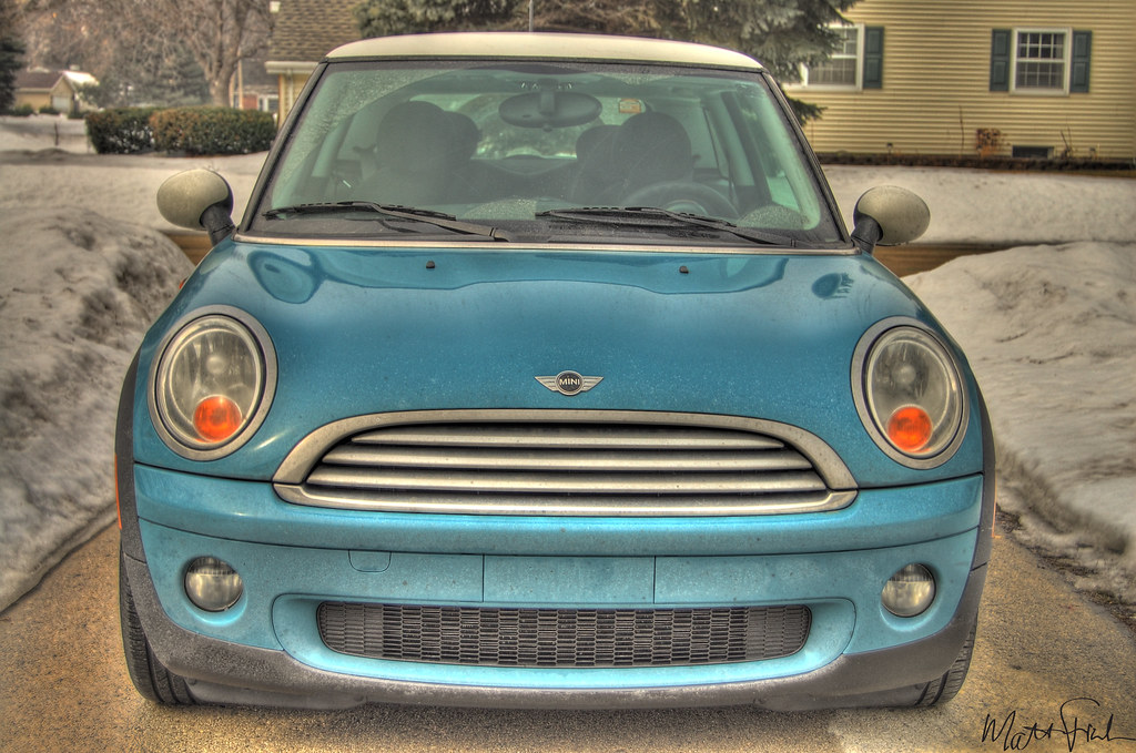 Dirty Oxygen Blue Mini Cooper | Here is my first HDR photo w… | Flickr