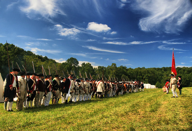 American Revolutionary War re-enactment in Maryland