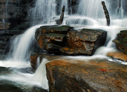 water creek river waterfall moss rocks dam slowshutter vickerycreek ironposts