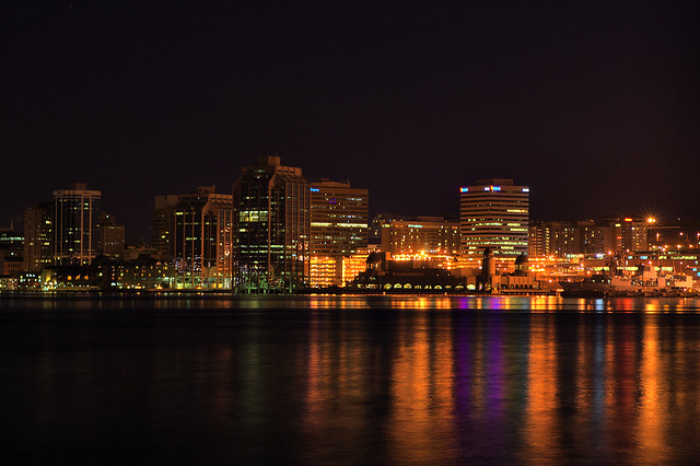 Halifax Skyline HDR Earth Hour 2009