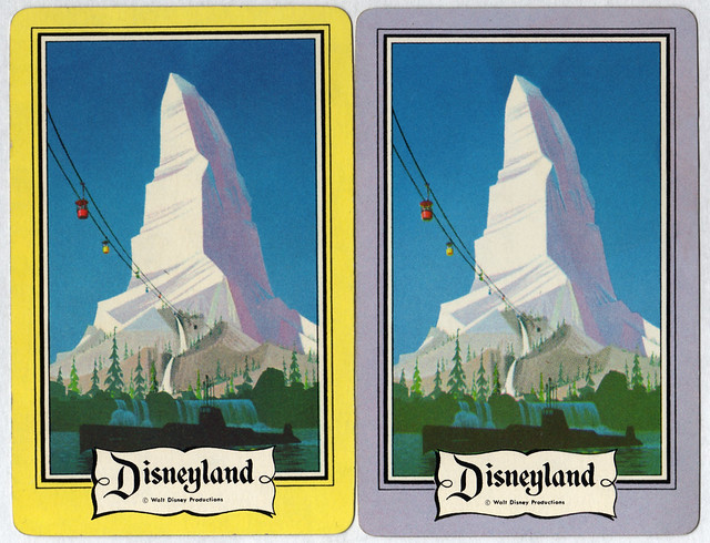 1959 Disneyland playing cards