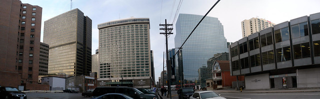 Skyscrapers on Ottawa's Lyon Street.