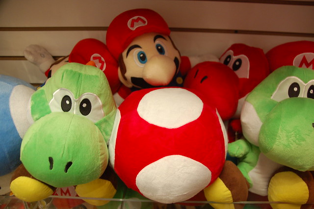 H-Mart, Korean supermarket, Burlington MA: Mario, Yoshi and friends