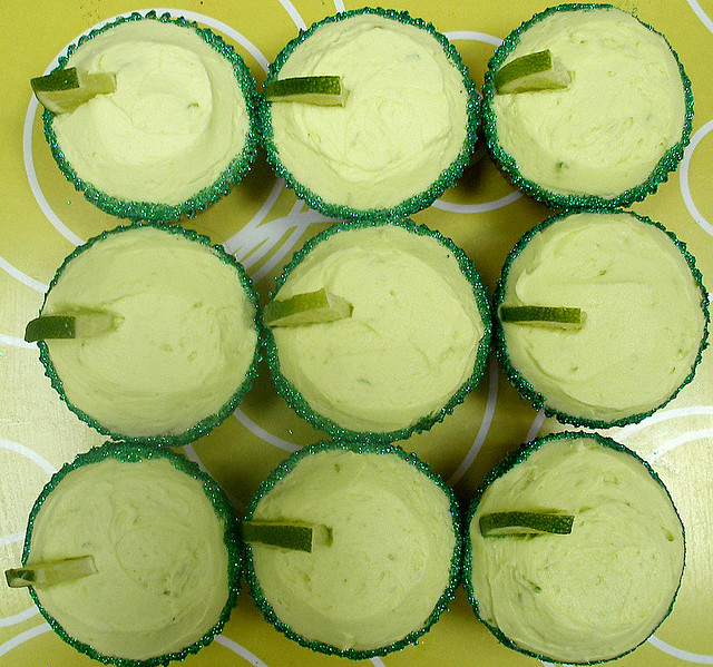 Coconut and lime cupcakes