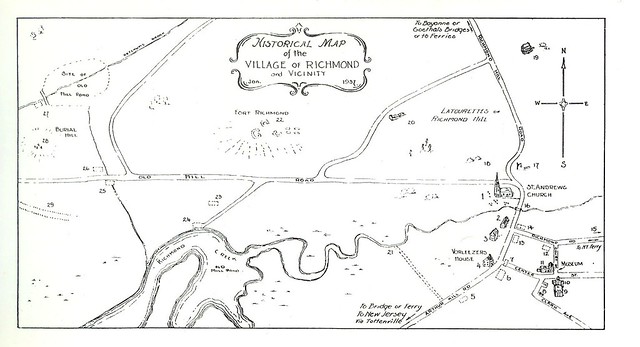 Map of Southwest La Tourette Park, 1937