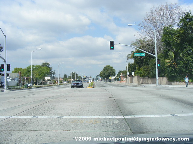 intersection of Imperial Hwy and Downey Ave ( Downey California )