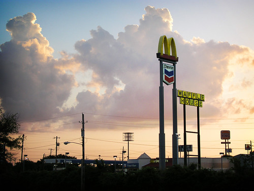 McChevron by v0lta1c, Taken in Louisiana 12 Jun '04sunset louisiana mcdonalds wafflehouse chevron ryancollins