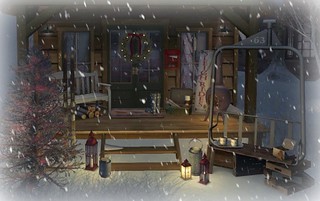 Ski Cabin 2016-Porch Front | by Hidden Gems in Second Life (Interior Designer)