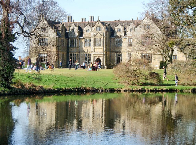 Wakehurst Place - mansion and pond