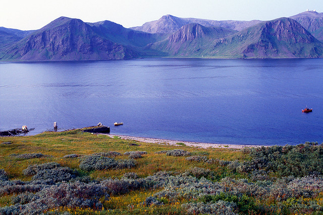 Bilde tatt fra Altsula mot Magerøya