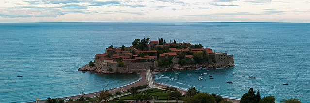 Montenegro. Panorama of Saint Stephen