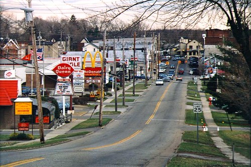 Garrettsville by Scott Teresi, The view of downtown Garrettsville, Ohio, from where I grew up.