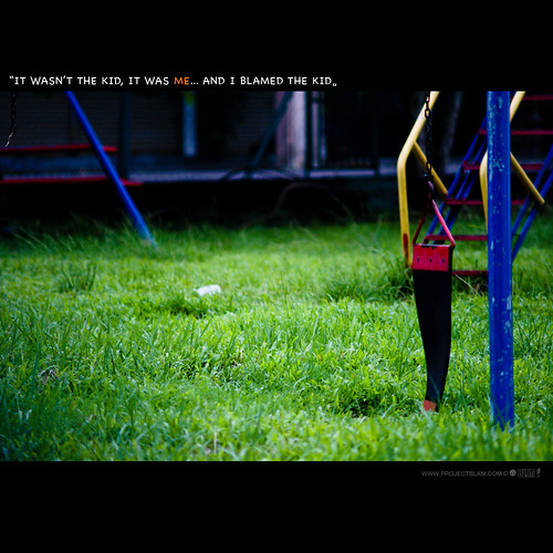#34/365 Broken swing, deserted playground. by jimmy ang