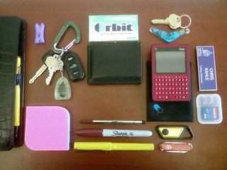 What's in my bag, 12 Jun 09