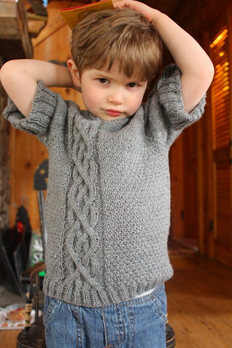 Finn's hand knit sweater | Swift Yarns | Flickr