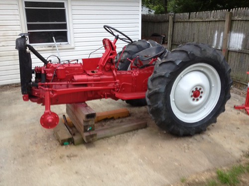 1948 Ford 8n after mounting the rear wheels | bslook1213 | Flickr