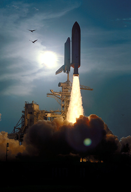STS-64 Launch | The Space Shuttle Discovery soars skyward fr… | Flickr