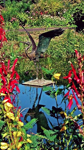 Elliot Offner (American, 1931- 2010) Great Blue Heron, 1987 Bronze